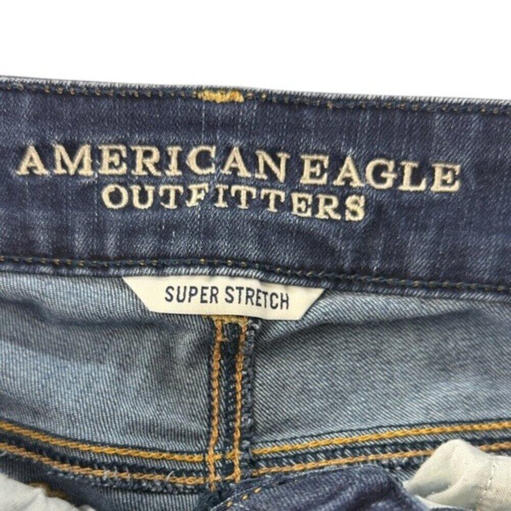 American Eagle Artist Crop Jeans Low Rise Size 6 - Picture 8 of 10